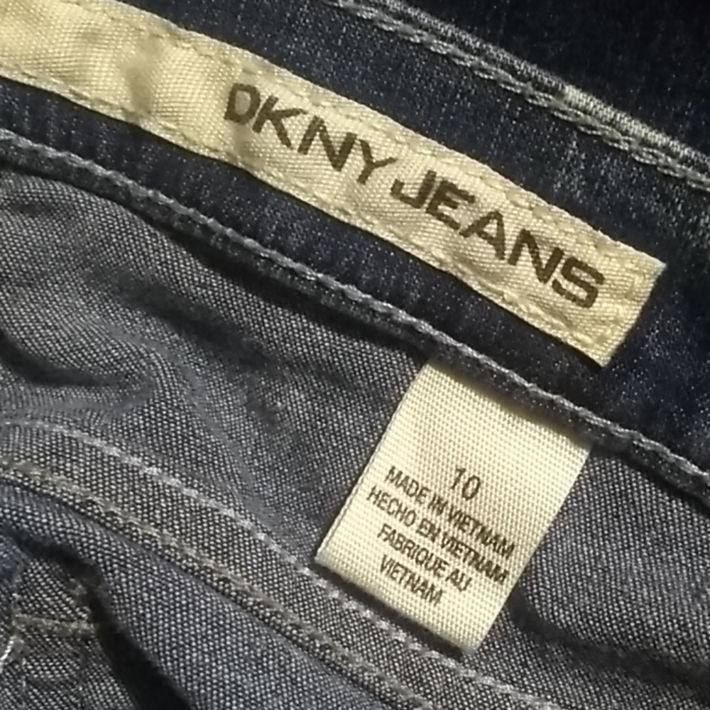 DKNY So-Low-Lita Straight Leg Jeans Size 10 - Picture 7 of 8